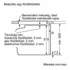 Bosch HBG557EB3 beépíthető sütő