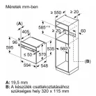 Bosch HBA574BB3 beépíthető sütő
