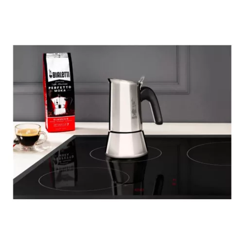 Bialetti 7254/CN VENUS 4 személyes, indukciós, kotyogós kávéfőző, inox