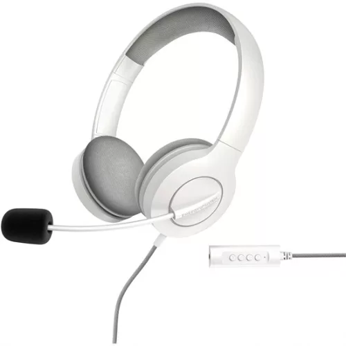 Energy Sistem EN 452156 Headset Office 3 mikrofonos fejhallgató, fehér