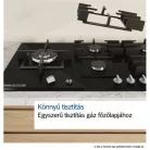 Bosch PRP6A6H40 beépíthető gázfőzőlap