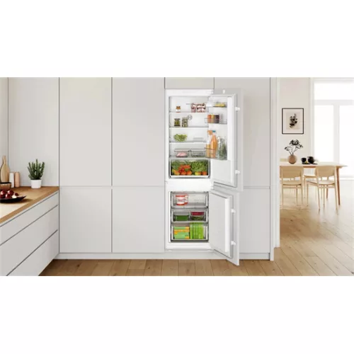 Bosch KIN865SE0 beépíthető alulfagyasztós hűtőszekrény