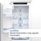 Bosch KIN865SE0 beépíthető alulfagyasztós hűtőszekrény