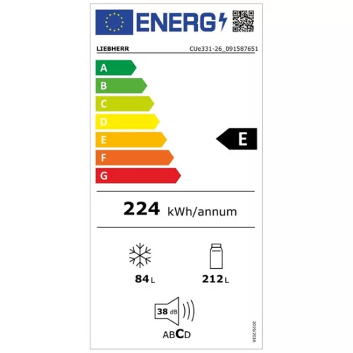 Liebherr CUE331 alulfagyasztós hűtőszekrény