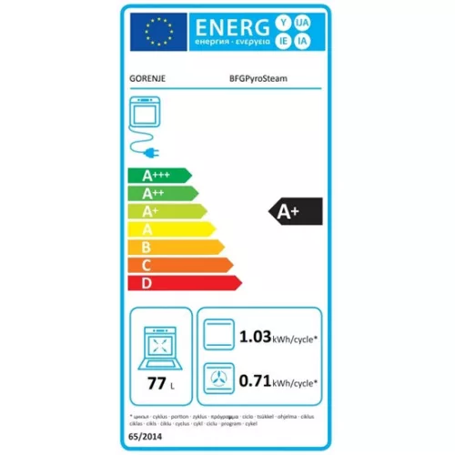 Gorenje BFGPYROSTEAM beépíthető sütő