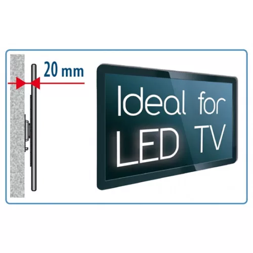 Meliconi 480954 SLIMSTYLE PLUS 100S DW fali konzol, VESA 100