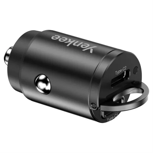 Yenkee YAC CAR 01 PD 30W 2x USB-C autós szivargyújtó töltő