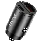 Yenkee YAC CAR 02 autós szivargyújtó töltő 30W, PD, QC 3.0