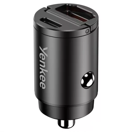 Yenkee YAC CAR 02 autós szivargyújtó töltő 30W, PD, QC 3.0