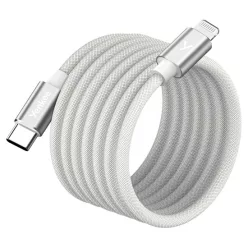 Yenkee YCU MAGNETIC 01 WH USB-C/Lightning adatkábel