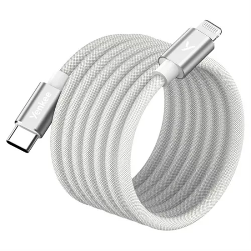 Yenkee YCU MAGNETIC 01 WH USB-C/Lightning adatkábel