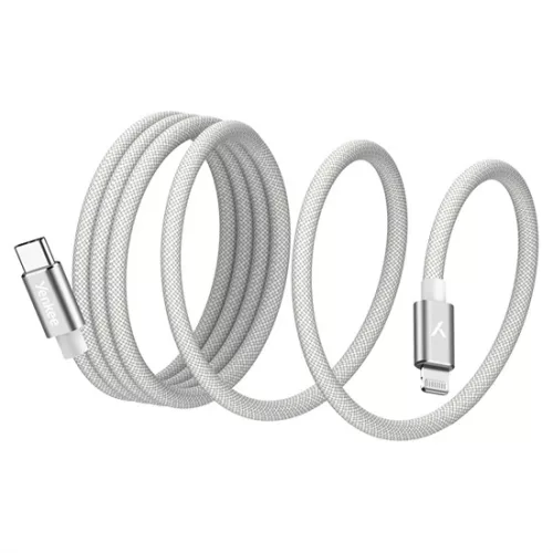 Yenkee YCU MAGNETIC 01 WH USB-C/Lightning adatkábel