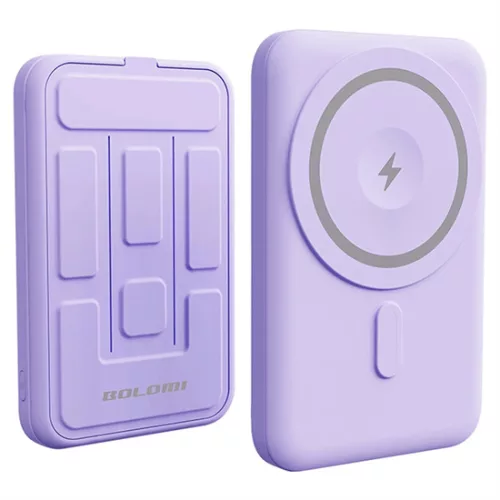 Yenkee YPB501PE MagSafe 5000 mAh, 15 W powerbank, lila