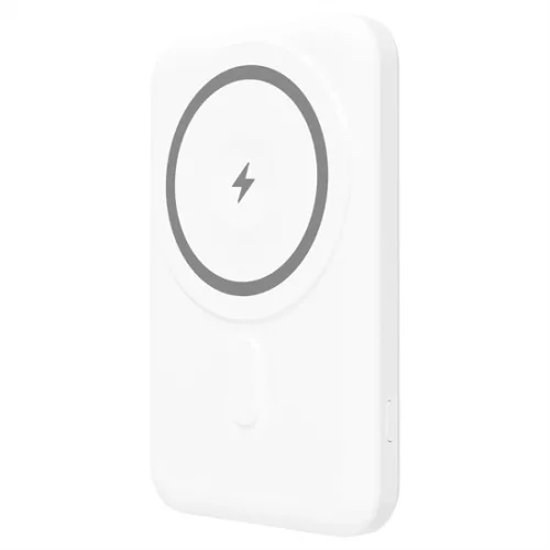 Yenkee YPB501WH MagSafe 5000 mAh, 15 W powerbank, fehér