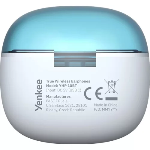 Yenkee YHP10BTWB Eveplay TWS Bluetooth fülhallgató