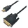 Yenkee YCH515 HDMI - DVI kábel, 2 m