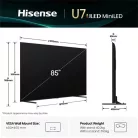 Hisense 85U7Q UHD Smart MiniLED TV