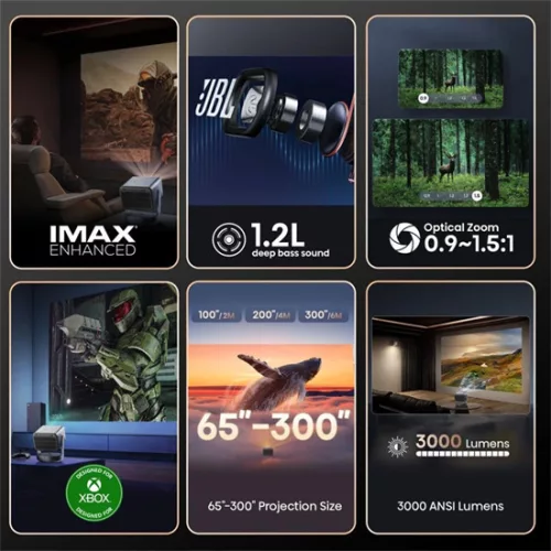 Hisense C2 ULTRA Laser 4K Smart IMAX Mini projektor