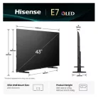 Hisense 43E7Q UHD Smart QLED TV