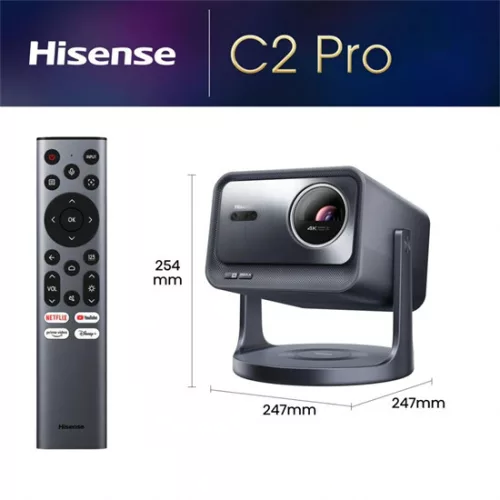 Hisense C2 PRO Laser 4K Smart Mini projektor