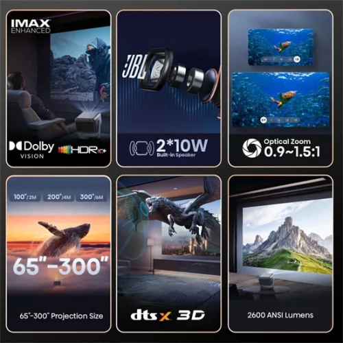 Hisense C2 PRO Laser 4K Smart Mini projektor