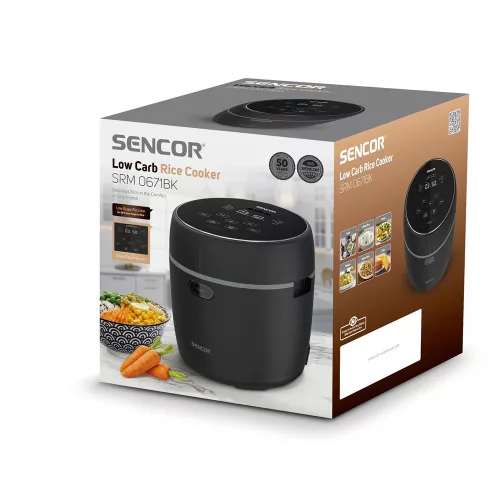 Sencor SRM 0671BK LOW CARB rizsfőző