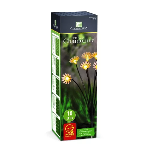 Garden of Eden 11272  leszúrható szolár lámpa, kamilla, 80 cm