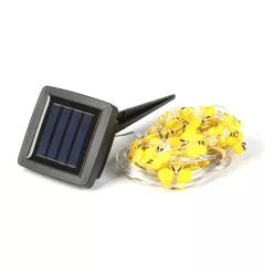   Garden of Eden 58220D szolár led fényfüzér, méhecske, 2,4 m