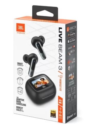 JBL LIVEBEAM3BLK TWS bluetooth fülhallgató