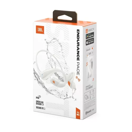 JBL ENDUPACEWHT BBT sport fülhallgató, fehér