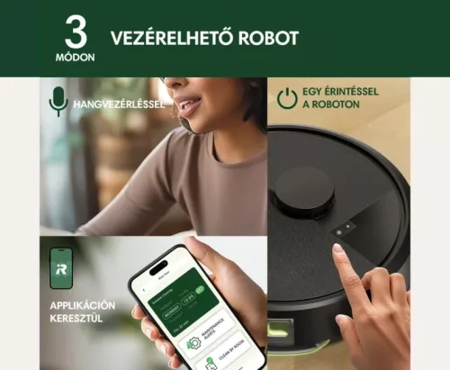 iRobot ROOMBA 105 COMBO + AUTOEMPTY DOCK BLACK robotporszívó