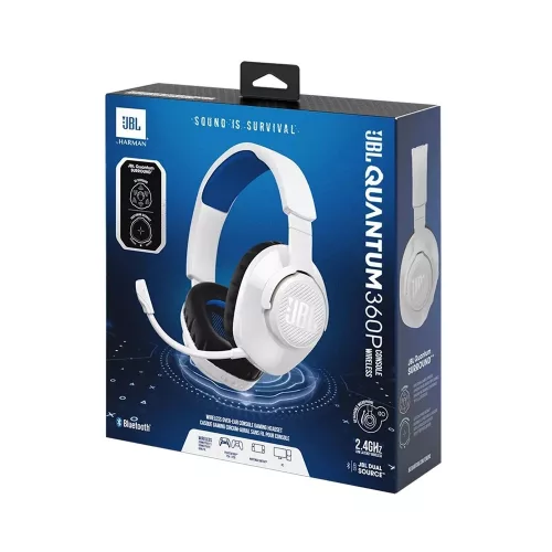 JBL Q360PWLWHTBLU gamer fejhallgató