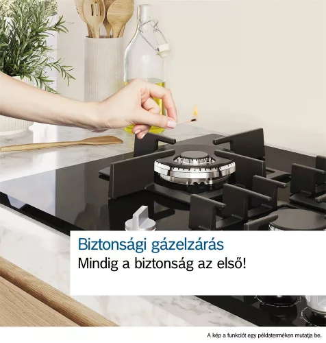 Bosch PPQ7A6I40 beépíthető gáz főzőlap