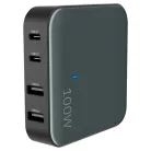 Yenkee YAC 4100 asztali töltőállomás, 100W, 2x USB A + 2x USB C