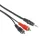 Hama 3,5mm Jack - 2x RCA összekötő kábel, 2 m (205106)