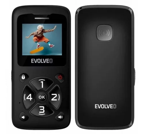 Evolveo SGM EP-400-IDB EasyPhone ID mobiltelefon, fekete