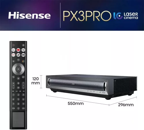 Hisense PX3 PRO 4K Smart Laser projektor