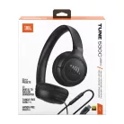 JBL T530CBLK USB-C vezetékes fejhallgató, fekete