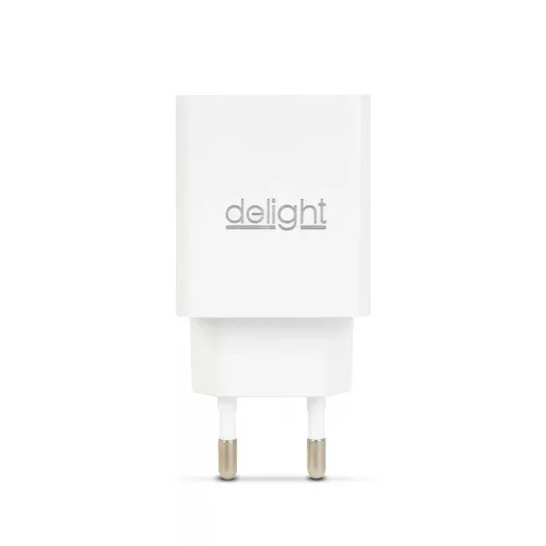 Delight 55039-2WH adapter, 2usb, fehér