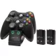 Venom VS2891 XBOX 360 fekete dupla töltőállomás + 2 db akkumulátor