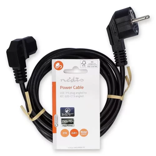 Nedis CEGL10020BK20 tápkábel