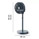 Rowenta QV5040F0 Turbo Twist Stand álló ventilátor
