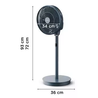 Rowenta QV5040F0 Turbo Twist Stand álló ventilátor