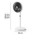 Rowenta QV5040F1 Turbo Silence Compact Multiflow álló ventilátor