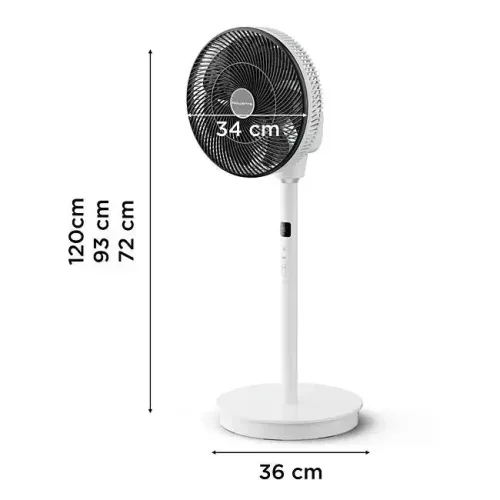 Rowenta QV5040F1 Turbo Silence Compact Multiflow álló ventilátor