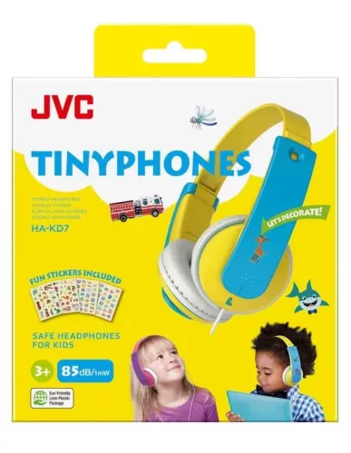 JVC HA-KD7-YN gyermek fejhallgató