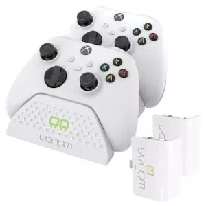 Venom VS2871 XBOX Series X & S fehér dupla töltőállomás + 2 db akkumulátor