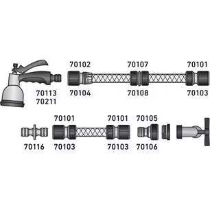 Extol Craft 70113 locsolópisztoly szórófej
