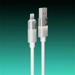 Avax Glowy USB-A - Lightning kábel, 1m (CB310)
