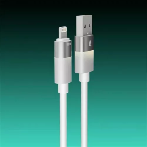 Avax Glowy USB-A - Lightning kábel, 1m (CB310)